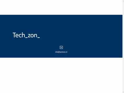 info@techzon.nl tech techzon zon