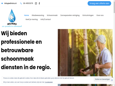 06 1 13 15 19 2 2023 2024 2026 3 49513379 6715 90113225 aanrader afsprak akkoord ander april bankgegeven bedrijf bedrijfsgegeven beher bekijk betrouw bic bied blijv btw btw-id by cleaning contact cookiebeleid cookies copyright dag december detail dienst echt ede eruit es expert fijn ga gebruik gebruikt gef gelderland gericht gerjan glasbewass goed graf hannie hel hiervan hom iban ict id ie72sumu99036512484491 info/contact info@wilmiro.nl k.v.k kies kijk klant komt kunt lever maakt mak mat mening merveld mogelijk mvb mvb-ict nee net nl004788696b73 nr offert ontruim onz oog optijd over person personel powered prima privacy proactief professionel ram regio reinig resultat schon schoonmaakplan schoonmak sit specialist specifiek stan stipt sumuie22xxx video volgend vrag vriendelijk war wass we wel wens werk wet wij wilmiro zegg zer ziet zonnepanel