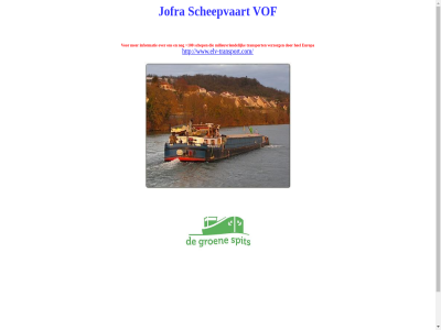 index jofra scheepvaart vof www.elv-transport.com