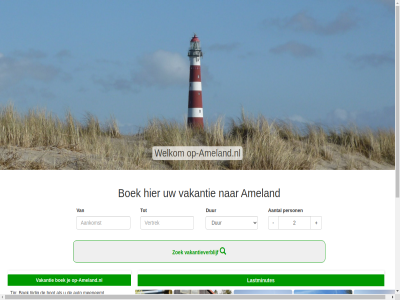 600 ameland appartement caravan chalet op-ameland.nl vakantie vakantiehuis vakantieverblijv welkom