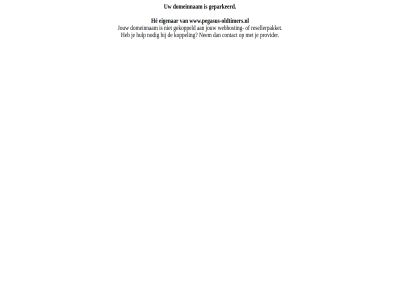 contact domeinnam eigenar gekoppeld geparkeerd he hulp jouw koppel nem nodig provider resellerpakket webhost www.pegasus-oldtimers.nl