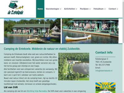 -23717998 -371315 0528 06 08.00 1 10 20.00 2025 5 62 7921 aantrek aanwez accommodatie activiteit activiteitenprogramma all april bedrijf bekend bel bent bereik beschik biedt bijeenkomst bijzonder boomkikker camper camping cater combinatie complet contact crer dagelijk dass del dier direct dorp drankj drenth echt eetgeleg elk email enkel entekoel faciliteit falieberglan familie fauna feest fiet fiets fietsprovincie flora fotoalbum gastvrij gemeent geniet genoeg gerealiseerd gezell grag groen grot hapj hart heerlijk helemal hen hom hoofdstrat info info@deentekoele.nl informatie ingericht jar joomron.nl kano karakteristiek kleinschal klimat knooppunt lat lid ligt loopt lop mak men middenin minut mogelijk naast natur natuurliefhebber oktober omgev ontspann onz ooievar overijssel past paviljoen per prachtig provincie recreatie recreatiev reestdal reserver ruimt rust rustgev server slecht speciaal stat stichting stukj svr tel tent terras terrass terrein toercaravan tuss uitkijk uur vakantie vakanties vel veren verkenn verzorg verzorgd vier vind visie visplek viss visser visvijver vlakbij volop voorzien vriendelijk vrij vs wandel wandelbos war water we websit welkom welzijn wens wet wij winkel wold zit zuidwold