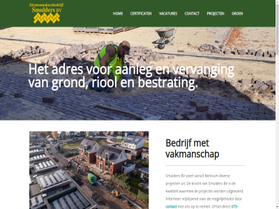 -5034791 073 19 5258 aanleg adres afhank bedrijf bedrijv bel berlicum beschik bestrat bevind bv certificat commerc contact contactgegeven dag derd direct diver efficient eig elk facebok gan gemeent groen grond grot hart hom info@smuldersbvberlicum.nl informer infra juist ke kracht kwaliteit lever mann materieel milrooijseweg mogelijk mooi nb nem nier onz opdrachtgever particulier passie personel praktijk privacyverklar project riool smulder snel stratenmakersbedrijf stukj sw trot uitgevoerd vacatures vak vakmanschap vanuit vervang voert volg vrijblijv waarmee wer werk wij