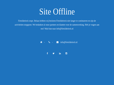 info@fietsfabrieck.nl offlin sit