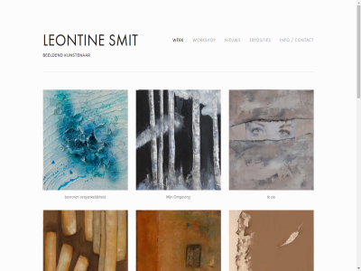 beeldend bevror bom bos contact exposities familie illusie info krachtig kunstenar leontin loslat mens nieuw omgev portret scheermesjes smit strandhuisjes strat vergank vrouw werk workshop zie