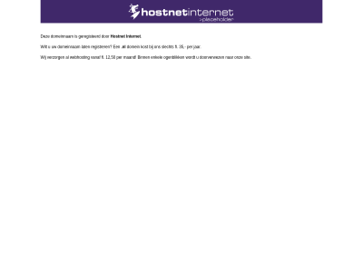domeinnam hostnet internet lat nl placeholder registrer wilt