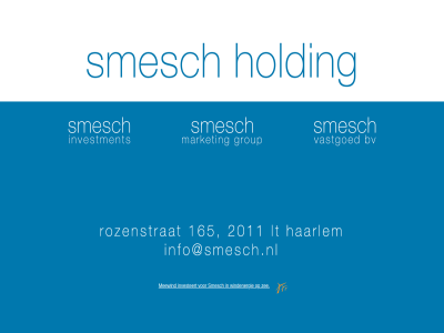 group holding investeert investment market meewind smesch vastgoed windenergie zee