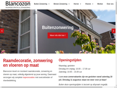 -820102 0546 10.00 102 11 15.00 17.00 18 1b 7607 820 aansluit actief advies adviser afgestemd afsprak all allen almelo assortiment augustus bekijk bepal bereikt berkelstrat best beter bezoek bijvoorbeeld binn binnenzonwer blancozon blijft buit buitenzonwer categorieen communicatie complet contact correct crer daarnaast daarom dankzij detail dienst dinsdag direct diver donderdag draagt drag dubbel duet duidelijk duo e echt effectief effectiever eig eindresultat elk elkar ene gebruikt gemaakt gemonteerd geschikt geslot gevall glas goed gordijn grag hand hel helpt honingraatstructur horizontal horr huis i.v.m info info@blancozon.nl informatie inmet isolatie jaloezieen jouw juist juli keuz klar kleur klik klopt kom komt kort krijg kun lang legg levert lichtinval ligging lijn luchtlag maakt maandag maatwerk manier markiez mat material merk minder mogelijk montag monteert mooi naast nederland nem ontstat onz openingstijd oploss opnem overzettred pas pass past perfect pergola person pk plis product raamdecoratie ram recht reguler rol rolgordijn rolluik roy ruimt scren sfer showrom situatie soort specifiek speelt stan standaard startpunt stilstaand stoflag system t t/m team tegengehoud terrasscherm tijd traject traprenovatie traprenovaties tuss typ uitvalscherm uur vacatures vanaf veelgesteld verder verschill vertical verzorg via vloer vloerbedek voel volled vooral voordat vormt vouwgordijn vrag vrijdag vrijwel waardor waarop wanner warmt we wel welk wens wer werkt wet wij winter woensdag woning zaterdag zeker zodat zomer zomervakantie zon zondag zonlicht zonwer zorgt