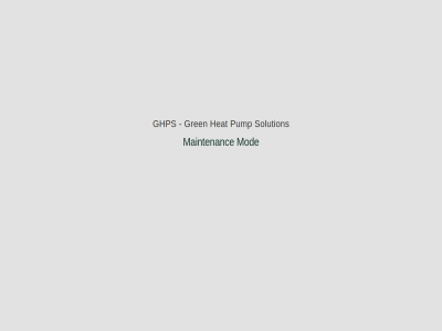 ghps maintenanc mod