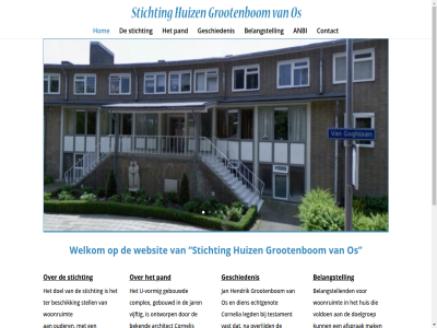 1 2 3 4 5 aanmerk achtergrond activiteit afsprak anbi architect arm bekend belangstell beschik bestur christelijk complex contact cornelia cornelis daarvor dien doel doelgroep echtgenot elffer geacht gebouwd geschiedenis gevestigd goghlan grootenbom hendrik hom huis huismeester huiz ingebracht jan jar kom legd les mak nalatenschap ontworp os ouder overlijd pand rotterdam situatie specifiek stell stichting stichting-huizen-grootenboom-van-os ter testament u-vorm vast verder vijftig voldoen voortgezet vormig websit welkom woonruimt zodat zoud