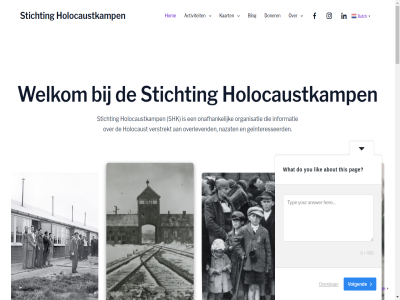+31 0 2 2025 26 400 620084091 aanvrag aanvrager about activiteit anbi antwoord arbeitslager auschwitz barak beantwoord belt bestemm betrek bied blijf blijft blog cohensius contact copyright dienst dierbar do documentaires doel doner dutch en/of ene familie ga gedrev geeft geinteresseerd geliefd gemeenschapp gev gewenst gleiwitz grag gras help herdenk herdenkingsreiz herinner holocaust holocaustkamp hom info@holocaustkampen.nl informatie inhoud isac januari jod jodenkamp kaart kennis kenniscentrum kremboong laatst les levend lezing lik mail mak mat medewerker mens mist moet mogelijk nazat nef nem nieuwsbrief nos omstand onafhank onbeantwoord ontdek ontwikkel onz opa organisatie organiser overled overlev overslan pag podcast privacy project register reis reiz samenkomst selezie shk shk-kenniscentrum sitemap stel stichting stolpersteinlegg tant this toegewijd uitgebreid verschill verstrekt verzorgt vind volgend voorstell voorzien vrag vriendin vrijwar vrijwilliger war welk welkom werkkamp what wij wortel you zien zoal zodat zoek