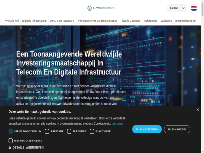 13.900 2.800 2026 23 3 3mld 5 accepter acquisitie acquisition act activa afgestemd afwijz all and apw apwireles bedrijv beher bekijk blog bot capaciteit cash commission complet connectiviteit contact context continent cookiebeleid cookies cow dekking detail digital doelstell eqt european facebok farm financiel find fiscal from functionel gebruik gebruikerservar gebruikt geclassificeerd geinvesteerd gespecialiseerd getuigeniss gevolg gigabit global help hom hur huurovereenkomst informatiecentrum infrastructur investeringsmaatschappij investeringsmodel kapital klant kritiek land les linkedin los maakt mast mno mobiel netherland netwerkoperator niet-geclassificeerd nieuw noodzak on ondersteun ontsluit onz operationel oploss overeenstemm planned prestatie privacybeleid provider psp radius referenties s stand stemt strategisch strikt succesverhal target telecom terwijl the to toonaangev torenbedrijv towerco towercos us vacatures verbeter verder verhuurder volled vs waard we websit weergev wereldwijd wet wij youtub zendmast zendmastlocaties