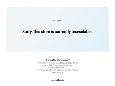 addres an and are by click connect creat currently domain ecommerc enter finish forgot getting go having if into new onlin owner pag re sell setting shopify softwar sorry stor the this to troubl try unavailabl up web websit www.meubelgoedkoop.nl you your