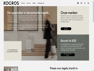 24/7 a a-merk actuel advies assortiment b2b bezoek biedt complet daarom de eerlijk exclusiev expert factur focus gan goed grag groothandel hog hoogwaard innovatiev invull inzicht keramisch kernwaard klant klantgericht kogros kracht kwaliteit lang les manier meest merk onderscheid ontdek ontworp onz order passie platform productaanbod relaties retail retailer servic services showrom speciaal specialist stan stat synoniem tegel tegelmerk toonaangev trend uitgebreid uitsluit vaandel verkooppunt voer volled voorrad vooruitstrev vrag we zegg