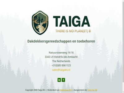 +31 -16 0 0061123 14 2026 3343 85 aangeslot all ambacht b.v copyright dakdekkersgereedschapp for hendrik hendrik-ido-ambacht ido lh natuursteenweg netherland onderdel oudemas sales@taigabv.nl taiga the toebehor tres