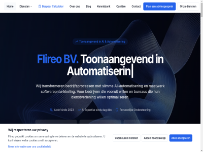 +31 +31570238200 00 09 1 17 2 200 2023 2026 238 3 4 5 570 6 60 7 7411 89a aanbod accepter actief adviesgesprek agent ai ai-agent ai-assistent ai-automatiser ai-bureau ai-oploss algemen aliek all allen amsterdam antwoord assistent automatiser automatiseri autonom avg avg-compliant basis basisinformatie beantwoord beantwoordt bedrijfsprocess bedrijv begroet beher behoeft bekijk bel belangrijk belt berek beschik bespar besprek blij blog bouw bureau bureaus bv by calculator capaciteit carrièr communicer compliant concept contact contactgegeven cookie cookie-instell cookiebeleid cookies dag denkt detail deventer dienst dienstverlen direct doormail doorstur een eenvoud eindproduct en enterpris enterprise-grad enthousiast erg ervar expertis far flireo gebruiksvoorwaard gebruikt gemist gesprek gevestigd geweld god grad gratis helpt hms hoevel hom implementatie industrie info@flireo.com informatie inplann instell integrer jesper jouw juridisch kennisbank kiez klant klar kost kunt leeuwenbrug liv maand maandag maatwerk makelar mat mee messenger mogelijk momentel nederland nem niveau noodzak object onderhoud ondersteun ontdek ontwikkel ontwikkelt onz oploss opneemt opnem oproep optimaliser pagina par perfect person personeelskost plan pocket powered privacy privacybeleid project realiser receptie recht regel regio respecter resultat s sas scroll second sind slimm so softwar softwareontwikkel sovereign specifiek start stat strategie support system team telefon telefonisch telefoongesprek testimonial th the toekomst toonaangev transformer uitdag verbeter verhog verlag verstrekt voic volgend volled voorbeeld voorbehoud voordel voorkeur vooruit voorwaard vorig vrag vrijblijv vrijdag wachtrij we websit wel welk werk wet wij will wilt woning workflow