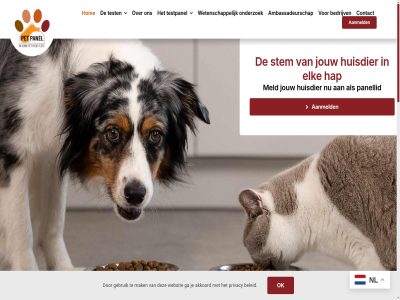 18 92736807 aanmeld akkoord algemen ambassadeur ambassadeurschap b.v bag bedrijv beleid betsy contact cookie dierenwelzijn diervriend direct drag eigenar elk ga gebruik gedan gedrag gewon goorstrat gratis grot hap help hog hom hond huisdier huisdiereigenar huisdiervoed hulp info@petpanel.nl inhoud jij jou jouw kat kvk kwaliteit ler les m.b.t mak media mee meedoen meld netwerk nl nr ok onafhank onderzoek ontvang onz panel panellid pet petpanel policy pootj privacy productontwikkel representatief representatiev stan statement stem steun test testpanel testpanel@petpanel.nl thuis transparantie vaandel verbeter vergrot verschill voer voorwaard wagen we websit welzijn wetenschap wetenschapp zorg
