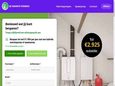 085 1 1.904 2 2026 27 303 31 4 60 aanschaf aanvull achternam advies adviesgesprek adviseur af akkoord algemen b.v beantwoord bedrijfspand begeleid begint bekijk benieuwd bent bespar besprek best betal bied bijbehor binn by complet contact copyright daarnaast daarom deskund direct duidelijk eenvoud email en ervar full ga gan garantie gas gasreken gegeven geinstalleerd geld geregeld gesteld goedkoper grag help hor huis hybrid inclusief info@dewarmtepioniers.nl informatie inhoud installatie installer jar jij jou jouw klant kom kun kunt lang lever mat merk mogelijk nem offert onafhank onderhoudscontract ontvang onz passend per person pionier plan privacy ruim sam second servic slag slim slimmer sluit snell spaarpomp statement stell system up verbruik verdien verduurzam verduurzamingsopties verwacht verwarm verzekerd volgend voorbereid voornam vooronderzoek voorwaard vrag vrijblijv warmt warmtepomp websit wek wel wens werk werking wij woning zorg