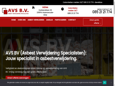 085 1 2 21 2121 22 2391pa 24 24/7 26 774 aandacht aangepakt aanpak aanvrag adres afrond all almer amersfoort amsterdam apeldoorn arnhem asbest asbestplat asbestsaner asbestverwijder avs b begrijp behandeld bel beoordel bereik besprek bestat betrouw bied binn boer bosch breda bv calamiteit cement certificer communicatie competitiev contact continu cookies copyright cruciaal daarom den deskund dienst dijk direct disclaimer doorgat dordrecht dorp draait duidelijk duitslandlan eenvoudiger eerst efficient eindhov eis elk ensched ermee ernar ervan ervor expertis flexamedia foto gaf gan gebied gebruik gecertificeerd geldend geleverd gelov gemak gerust gespecialiseerd gevoel grag gratis groning grootst haarlem hag hanter hazerswoud hazerswoude-dorp hel helder help hield hom hoogt houd huis indruk info@asbestavs.nl informatie instemt janin jans jezelf jou jouw juist kies kiest klant klantbeoordel klantgericht klar kunt kwaliteit lat leid les lever maakt maastricht mak maria meld milieu minimal mogelijk nem nieuwst nijmeg offert offertes ok ontdek ontvang onz ooit opgeleid oploss opnem overtu particulier partuclier pass peter plafond planning precisie prijz privacyverklar problem proces professional professionaliteit professionel project reactie respect rotterdam s scherp schoorsten servic sit situatie snel soepel specialist specifiek stan stell streng strev strikt stur tariev team tevred tijden tilburg toegank toepass toewijd transparantie uitdag uitgevoerd uitstek uitvoer utrecht uur v vanaf vandag veilig veiligheidsnorm verder verliep verschill verstor verwijder verwijderd via vinyltegel vloer voldoen volgen volled voorop voortgang vrag waarbij wanner we websit werk werkt werkzam wetgev whatsapp wij woning zakelijk zegg zelf zer zichtbar zodat zoetermer zorg zorgvuld