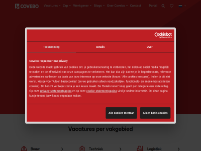 aanbied advertenties all allen anoniemestatistiek ban basis basiscookies bekijk beperkt bericht blog bouw campagnes categorie contact cookie cookies covebo del detacher detail effectiviteit functionel gebruik gebruikerservar geeft indien informatie interes jouw keuz kies knop kort kun lat logistiek maakt mak mat media mogelijk nader noodzak ongedan onz pagina per portal privacy relevant respecteert rest social statement statementpagina techniek teven toestan toestemm ton uitleg uitzendbureau vacatures vakgebied verbeter verdwijnt vind we websit wenst werk werkgever wet wij zodra zoek zoekt zzp