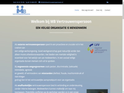 /2hohvz /yjohvz 00 055 06 18.00 19 1968 2023 2024/2025 23 35 61 688 8055 8en 92 a aanbod aangaand aanspreekpunt aanzien ad ad-hoc afhank agressie all allen alvast angst arbeidsomstandighedenwet arbeidsvoorwaard bas basisopleid bedrijf bedrijv begeleid behandeld behoeft belang belangrijk benader benaderd bereik beschik bespar beteken betekent beter betrok bevorder bevordert bewerkstell bied biedt bijschol bovendien buitenwereld certificer complet conflict conflictadviseur contact continuiteit contract crer crucial cultur daarbij dag diefstal dienst disclaimer discriminatie donderdag draagt dring dull durv dynamiek eerst eis elk empathisch ernar ervan ervar essentieel etter extern flexibel flexibiliteit fraud gat geaccrediteerd gebor gecertificeerd gedeeld gedrag geduld gehoord geleg geregistreerd gerespecteerd gesignaleerd gesprek geweld geworteld gezien gezin goed goedgekeurd grip groei grot hand harmonie hectiek hel hetzelfd hobeon hoc hom ianusweb.com ieder iederen immer incidentel indien info@mbvertrouwenspersoon.nl informatie inhur initiatief innovatie integer integriteit integriteitsissues interacties interessant intern intimidatie invester invloed italie jaarpakket juridisch kamer keuk keuz kiest kijk kijkj kiwa klein kom kost kostenbespar krijgt kvk lat leergier ligt linkedin livp luister lvv maandag machtsmisbruik makkelijk manier mb medewerker medewerkerstevred medisch mei men mening mens mensenwerk mental miranda missie misstand moet mog mogelijk moment mooi motivatie n na nam namelijk natur nauwlet nem never niet-integer nieuwsgier omgangsvorm onafhank ondersteun ongewenst ontvang ontwikkel oor open opgelost opleid opter organisatie organisaties organiser overal overeenkomst overtuigd person pest positiev potentieel potentiel prat pratenmetwillem.nl princip privacy proactiev productiever productiviteit professionel realiser recht reger registervertrouwensperson registratie reis reputatie rijk rol ruimt sam samenwerk seksuel sit sko slecht snel sociaal spe