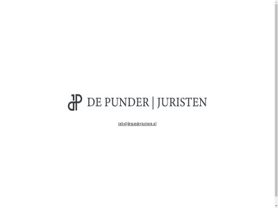 info@depunderjuristen.nl jurist punder