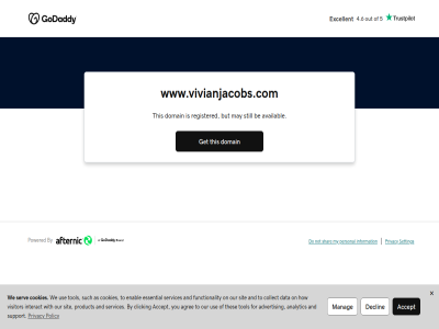 4.6 5 availabl be but by do domain excellent get information may my not out personal powered privacy registered setting shar still this trustpilot www.vivianjacobs.com