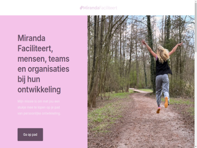 0616866559 contact content faciliteert ga info@mirandafaciliteert.nl jou kennismak leuk linkedin lop mee mens miranda missie ontwikkel organisaties pad person skip stukj team to
