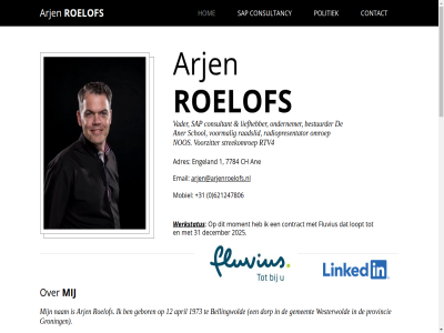 +31 0 1 10 12 1973 1999 2017 2022 2023 2025 22 25 31 621247806 7784 adres all ane aner april arj arjen@arjenroelofs.nl baalder baalderveld bellingwold bestuurder bestuursfuncties bestuurslid betrok binn buurtschap central ch cockpit consultancy consultant contact contract copyright customer daarnaast data december deventer dorp druk email engeland enthousiast erp expertis fluvius gebor gemeent gemeentepolitiek gemeenterad gewoond gezin groning hardenberg hardwerk help hieronder holthem hom hoofd informatie januari jar keuz kijk klant kom kunt liefhebber lokal loopt lsmw lut maart mak mee menu migraties migration mobiel modeler moment naast nam nos o.a omroep onderdel onderhoud ondernemer ouder poffershut politiek politiekhardenberg.nl process projectenadministratie provincie raadslid radiopresentator radioprogramma rapportages recht rheezerven roelof rotterdam rtv4 s sap schan schol servic sind stan stichting streekomroep system uitdag vader vanaf veilig verhuisd vervolgen via vind voer voorbehoud voormal voorzitter war we websit werk werkstatus westerwold won zak