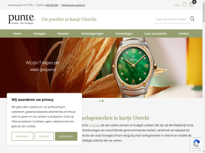 -36 0 00 030 12 13 17 17.30 1959 231 2921 30 34 3511 60 7 9 aanpass aantrek accepter accessoir accessoires advertenties advies adviser afsprak afwijz agency akkoord algemen all almer analyser armband atelier bekijk bel benader bent betal bezoek bied budget bv cart categorie choorstrat collectie collier contact content cookies daarnaast dag dames de dealer decennialang dinsdag disclaimer diversiteit donderdag e elegant elk ervar etalag facebok familiebedrijf favoriet flyback gat gebruik geleg geopend gepersonaliseerd gerenommeerd gespecialiseerd gev gevarieerd grag gratis grot hart hartj helpt herenhorloges hog hom horlog horlogemerk horloges horlogewinkel ieder info@punte-juwelier.nl inhoud instagram item jar juwelier juwelierszak kennis klar klassiek klassieker klik kn kom kund lang lat login longines lux maandag merk modern mooist nieuw officiel omvat onlin ontdek ontwerp onz oorbell open openingstijd per person prachtig privacy punt realisatie retourner ring ruim schitter selectie servic service-atelier shop sierad sind skip smak snell spirit stan stat surfervar t team telefon this tijdloz to toegewijd trouwring twitter uitgebreid uitgelicht utrecht vaandel vakmanschap vandag vanuit varier vel verbeter verker verklar verlovingsr verschill vertrouwd verzend vind vindt voer voldoet volg volled voorwaard vrijdag waarder waardor waarom war watch we webshop websit wek welkom wens wer wij winkel woensdag x zaterdag zoek zoekt zondag zowel