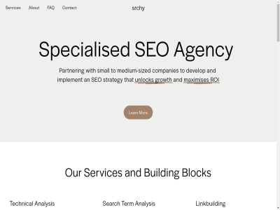 about agency an analysis and block building companies company contact develop email faq growth implement learn linkbuild maximises medium medium-sized messag mor nam our partner phon required roi search send seo services sized small specialised srchy strategy technical term that to unlock with