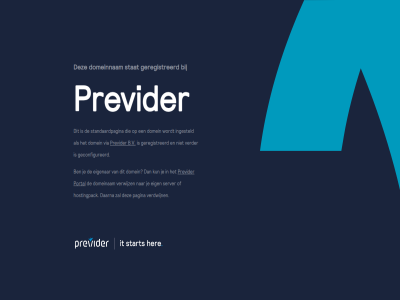 b.v daarna domein domeinam domeinnam eig eigenar geconfigureerd geregistreerd hostingpack ingesteld kun pagina previder server standaardpagina stat verder verdwijn verwijz via