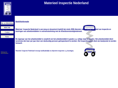 bedrijfsinformatie brammert deur ellert inspectie materieel nederland webdesign