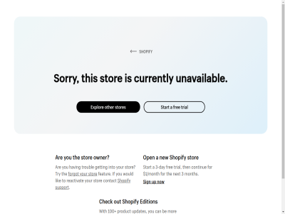 1/month 100 3 a an and are be by can check commerc contact continue creat creativ currently day ecommerc edition ever explor featur for forgot free getting having if imagined into latest lik month mor new next now onlin open other out owner powerful product productiv reactivat sell shopify sign softwar sorry start stor stores support than the then this to trial troubl try unavailabl up updates websit with would you your