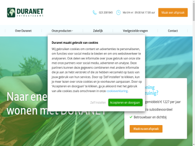 023 09.00 1227 17.00 2001845 2023 2024 3 56 aanbod aanmerk aanpass accepter actief advertenties adverter advies adviesgesprek adviser adviseur aeg afgesprok afsprak akkoord algemen all analys analyser antwoord basis beantwoord bedrijf beleid bent berg bespar best betrouw bezig bied bm bodegrav breekwerk btw btw-teruggaf bundel buurt collectief collectiev combiner contact content continu cookies cookieverklar copyright del denkt deur deur-aan-deur dichtbij direct doorgan duranet duurzaamheidscollectief duurzam eerlijk efficienter eig energie energieneutral energiereken energiezuin erover ervar extra fantastisch functies ga garanties gebruik gecertificeerd gegeven gemiddeld geplaatst geschikt grag haarlem hak hebt hoevel hoofdvest hoogst huis info@duranet.nl informatie informer inhoud inkop inplann installatie installaties installer instell invester isolatie jar jong jouw kies kijk klant klantenservic klar klik kom komt krijgt kun kunt kwaliteit lang lat lelystad lez ma maakt mail mak maximal media merk middel mogelijk nagekom natur nederland nem officieel omschrev onz opgewekt opgezet opzet ord partij partner passend past per person personaliser plaats plus prijs privacy product professional recht reeuwijk regel rendement ronald scherp servic services sit situatie social subsidievoordel t/m team tel teruggaf toe toekomst uitsluit uur vakkund veelgesteld verdien verduurzaamt verduurzam verschill verspronckweg verstrekt verzameld verzekerd vindt volg volled voordel voorkeur voorwaard vr vrag vrijblijv war warmtepomp we websiteverker wek welk werk werkt wet wij wilt wist won woning woonsituatie zakelijk zegg zeker zit zoal zonnepanel zorg