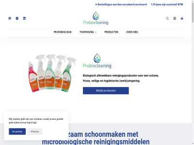 0 2022 3.000 34 36 40 5 50 5l 7 750ml 8 92140904 95 aanbod absolut absurd accepter achter achterblijv actie actiev afbrek afvrag afwijz algemen all allen alternatiev bacterien bedenk begint bekijk belangrijk beleid benodigd bespaard bestell bevat bewust biedt bijdrag bio biofoam biologisch blijv breng btw budget categorieen chemie chemisch cleaning contact conventionel cookies corrosie cura daarnaast dag diep dieper dier disclaimer duidelijk duurzam e e-mail economie eenvoud eerst effect effectief effectiev efficient efficienter efficientie elk en enkel enorm enzymatisch excl exclusief formul fris ga gebruik gebruiker gebruikerservar gebruikt gekocht geld gelijk genoeg geur gevolg gezinn gezond goed groothandel grootst grot helft help hierdor hiervan hoevel huidig hygienisch info@probiocleaning.nl inhoud innovatiev jar jerrycan juist kant kant-en-klar klar kom kost kostenbespar krijgt kvk langer les lijkt lijn link liter los mail mak mat materiaal men micro micro-organism microbiel microbiologie microbiologisch microdor milieu milieueffect milieuvriend miljard minder moet naast nadenk natur nederland negatiev nonchalanc olympisch omgev ondergrond ondernem ongelof ontdek ontlast onz oog ookwel oploss oppervlak organisch organism per pomp populair portemonnee positiev prijz privacy pro probioclean probiotica product red regulier reiniger reinigingsmiddel reinigingsproduct retourbeleid samenstell schad schadelijk schakel schon schoonmaakmiddel schoonmaakoploss schoonmak schuimreiniger slecht sneller social stapp starterskit stat stoff streep-los strep tapkran ten terwijl textil tijd toe toekomst toepass toevoeg vak vandag veilig verbruik verbruikt verlag verminder veroorzak verschill verstandiger verstuurd vervuil vervuild verzekerd verzend voldoend volum voorwaard vull waarbij waarder waterverbruik we wegnem wel werk werking werkomgev werkt wij winkelwag zer ziekteverwekker zodat zwembad