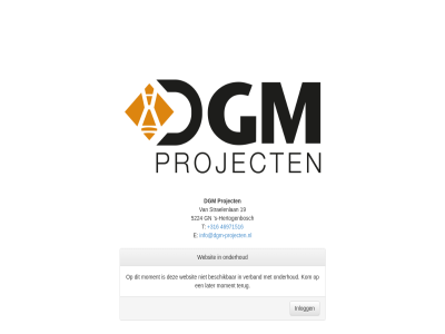 +316 19 46971516 5224 beschik dgm dgm-project e gn hertogenbosch info@dgm-projecten.nl inlogg kom later moment onderhoud project s s-hertogenbosch straelenlan t terug verband websit