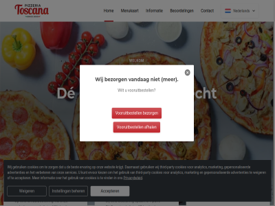 00 1 10 15 5 accepter advertenties afhaalbestell afhal analytic android app beher beoordel best bestel bestell bezorg contact cookies daarnaast de download echt eenvoudiger elk ervar ervor gebruik geniet gepersonaliseerd hom huidig informatie instell kiez korting krijgt kunt market menu menukaart nederland officiel onlin onz party pizzeria privacybeleid punt services sneller spaarkaart spaart spar third third-party toscana utrecht v.a vandag verbeter via vind vooruitbestell war websit weiger welkom wij wilt zorg