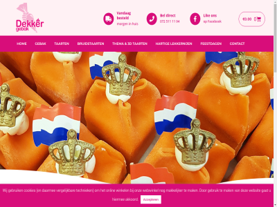 0 0.00 072 072design 11 1822 2003 34b 3d 511 94 accepter akkoord alkmar bel besteld bestell bl bruidstaart cater chocolad contact cookies daarmee dekker direct doet facebok feestdag ga gat gebak geboortetaart gebruik hartig hiermee hom huis info@dekkergebak.nl inhoud lekkernij lik mak makkelijker morg omgev onlin onz privacyverklar sind taart techniek thema vandag vergelijk webshop websit webwinkel wezelkog wij winkel winkelwag