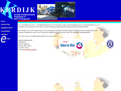 0598 393514 395223 41 9601 e e-mail ex fax hoogezand info@kerdijkhoogezand.nl installatietechniek kerdijk mail telefon winkelhoek