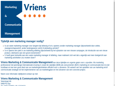 0492 06 17172826 17274072 319000 4a 5469 communicatie erp interim kvk market mgt net pz tel veerstrat vrien