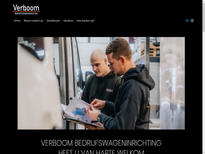 00 015 07 12 16 200 2024 30 65g 92 adres afgelop allen assortiment bedrijf bedrijfswagen bedrijfswageninricht bedrijv belangrijk bent bericht best bied bv by contact daarin dienst dinsdag donderdag duurzam e e-mail efficient gemaakt gereedschap gerust geslot gespecialiseerd goed hart het holland hom info@verboombedrijfswageninrichting.nl informatie inricht jar katwijkerlan kijk klant klantrelaties lever maandag mail manier mat material meest missie mogelijk nam nem netherland omgev onderstaand onderwerp onz openingstijd opgebouwd oploss pijnacker product schrijv servic slag succes telefon tevred toe toonaangev uur vacatur vandag vastbeslot veilig verbom vervoer verzend vind volled vrijdag we websit welkom werk wij will woensdag zak zaterdag zien zoal zondag zuid zuid-holland