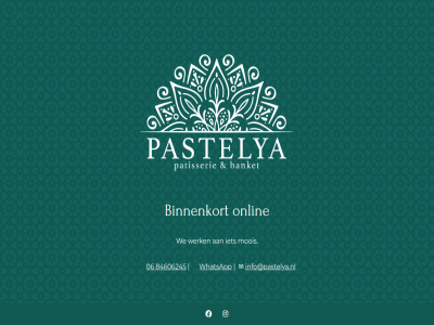 06 84606245 binnenkort info@pastelya.nl moois onlin pastelya we werk whatsapp
