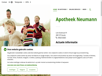 -512021 -633000 00 0182 08 1 10 100 12.00 13.00 17 2025 2026 24 24/7 2801 30 7 91 aanmeld aanpass aantal aanvull accepter actuel adres afhaalkluis afslankmedicijn amersfoort analytic analytisch apothek app autoriteit b.v baby babyvoed bacterie basis bedrijfseconomisch bedrijfsexploitatie bedrijfsorganisatorisch beher bent beoogd bericht besmet bestell betekent betreff bezoek biedt client concentratietoet contact contrast cookie cookie-instell cookies cookieverklar corona dag den dienstrooster dinsdag dochtervennootschap donderdag dossier dries drinkwater dulstrat e e-mail eerst encyclopedie ep extern facebok farmaceutisch feestdag for gan gebruik gebruikt gegev gegeven gelieerd gemak geneesmiddel gesteg gewichtstoenam goed googl gouda her herhaalmedicatie hiervan hom hoofdmenu hoogt huisart huisarts ieder info@apotheekneumann.nl informatie inhoud instagram instantie instell intrek invloed inzien ip ip-adres j.m.a juli kader keuz klacht klikt kookadvies kunt landelijk leefstijlaanpass lem les locatie maandag mail mak map matomo medgemak medgemak-app medicatie medicatie-overzicht medisch menu mijngezondheid.net mocht mog moment nederland neemt nem nestl neumann nieuw noch nodig noodzak nza onderan onlin onz openingstijd ophal overdracht overnamedatum overnames overzicht partij patientenvertell per persbericht print privacy provincie qualizorg regel reisdocument review s sam schakelpunt schrijf schurft services sind stell stelt stichting stopp stur submenu tekst tekstgrot tel telefoon/tablet terugroepactie toe toestemm translat tuss twitter uitbrak uitgebreid uitkomt utrecht uur vanweg verder verenigd verget vergoed vergrot verklar verklein verlangt verwerk via vimeo vna vooraf voorgenom voorgeschrev voornemen voorschrijv voorwaard vrag vrijdag waarbij waarmee waddinxven wanner websit weiger wek wer werk wettelijk wij wijzig wist woensdag x youtub ziek ziekt zien zin zoal zodat zoek zorg zorgkaartnederland zorgspecifiek zorgzak