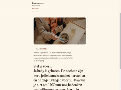1 17 30 5 baby bedenk bereid bevall dag drie en eten gebor geregeld goed help herstel herstell jullie kim kort kraamprepp licham mamakim moeder moet nacht nam opentrek postpartumcoach rustig stap stel uur vlieg voedingsdeskund voorbereid voorbij vriezer vrouw welkom wet wilt zwanger