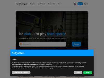 1 1863 3 548 a accept acces activ ads all and anytim around as automatic back bok button club communities confirmed consent continue cookie cookies customiz diver drop easily effortlessly excit experienc free functionality gam games get instant into join just kep leaderboard learn market measurement money mor netherland no or organis participation personalized platform play played policy quick refund register reject selection shop sign sign-in simpl specified sport team the thequicksport thequicksport.com thing to use user variety wid with without you your