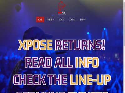 back contact e e-mail event facebok festival follow hom homepag instagram lin mail newsletter on our redfox redfoxeventsnl subscrib ticket to up with xpos xposefestival your