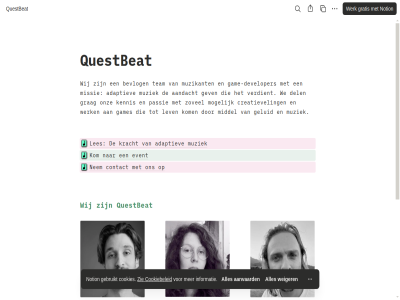 aandacht aanvaard adaptiev bassist bevlog buisnes componist contact cookiebeleid cookies creatievel del developer eren event gam game-developer games gebruikt geluid gev grag gratis guitarist informatie joni kennis kom kracht leeuw les lev middel missie mogelijk music muziek muzikant nem notion onz ozilhan passie producer questbeat sonya team verdient vos we weiger werk wij zie zovel