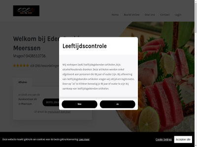 0 00 0438513736 1 16 17 18 1e 2 20 2026 25 27 293 3 30 4 5 6231 9 aankop accepter afgeleverd afhaaltijd afhal aflever alcohol alcoholhoud all artikel basis bekijk beoordel best bestel besteld bestell bevest bijv bund bunderstrat by check contact cookie cookies copyright dinsdag direct donderdag drank e e-mail eden edensushi edensushimeerssen@outlook.com eh enkel evi facebok favoriet foodticket gebruik gebruikservar gemiddeld geslot hom instagram januari jar ker klik klopp laatst leeftijdscontrol leeftijdsgebond legitimatie lekkerst les locatie login maakt maandag maastricht maastricht/meerssen mail media meerss menu menukaart nadin nee officiel onlin onz ouder person plek raphaella review rondom rothem setting social strat sushi tel thank tijd toe updates vandag verkop vindt vrag vrijdag websit welkom wij woensdag zaterdag zeker zondag