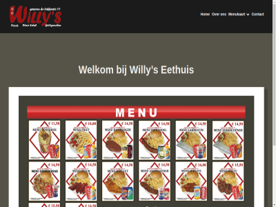 2019 contact eethuis hom menukaart s welkom willy